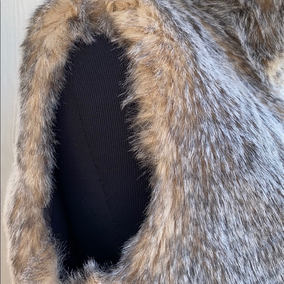 HAROLD’S REVERSIBLE FAUX 2-IN-1 BROWN VEST SIZE M - Picture 6 of 9